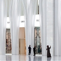 Aranda\Lasch Creates Glowing Facade with Undulating Fins for Dior in Qatar