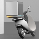 Food Delivery Top Box Concept With Modular Tray System and Gyros