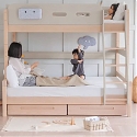 Pupupula Kids Rock Solid Bed System Offers Modular Bed System for Different Bedroom Style