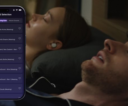 Noise-Blocking Earbuds Adapt to Your Body's Rhythm for Restful Slumber
