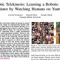 (Paper) Robotic Telekinesis : Allowing Humans to Remotely Operate and Train Robotic Hands