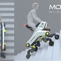 Suzuki MOQBA e-Bike Quadruped Robot Can Walk and Climb Stairs with Ease