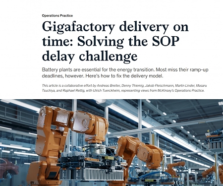 (PDF) Mckinsey - Gigafactory Delivery On Time : Solving The SOP Delay Challenge